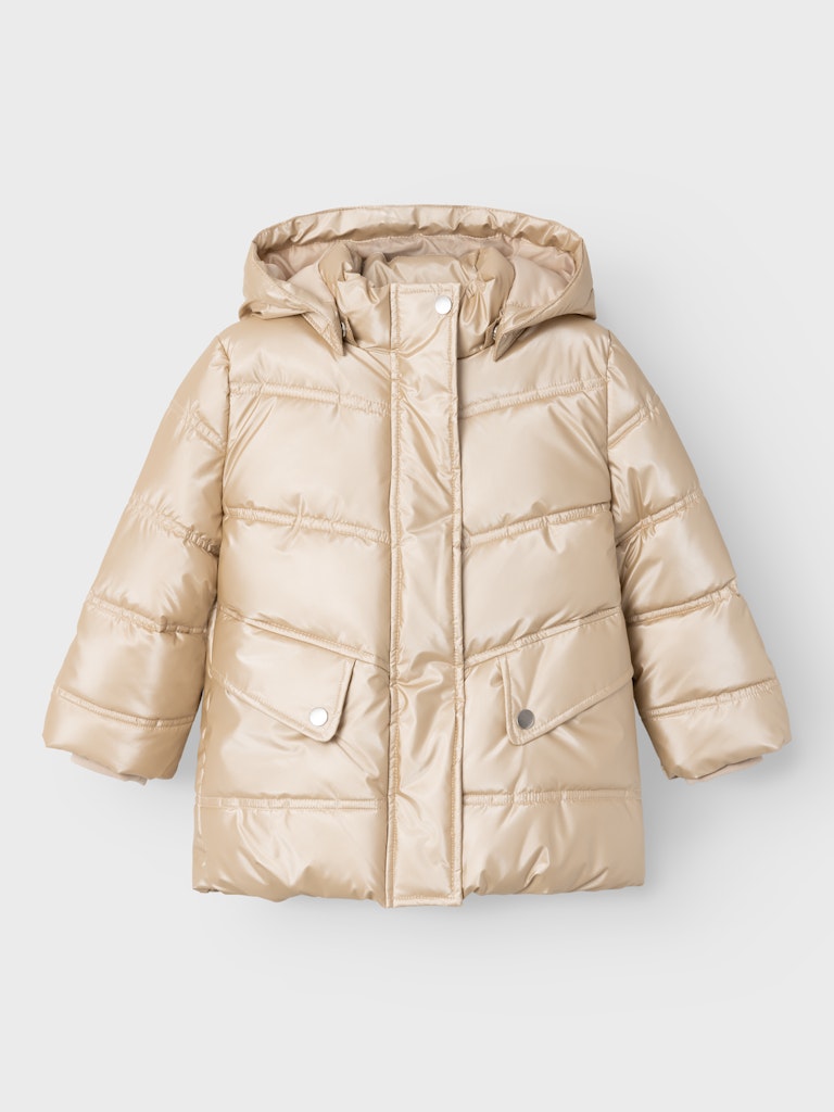 NMFMAGGY PUFFER JACKET parelmoer