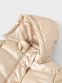 NMFMAGGY PUFFER JACKET parelmoer