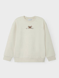 NKMNAKRAVE SWEAT beige