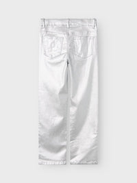 NKFROSE STRAIGHT PANT 1631 zilver