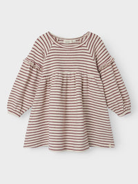 NMFTHORO DRESS STRIPE bordeaux