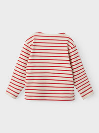 NMFLOA TOP rood/wit