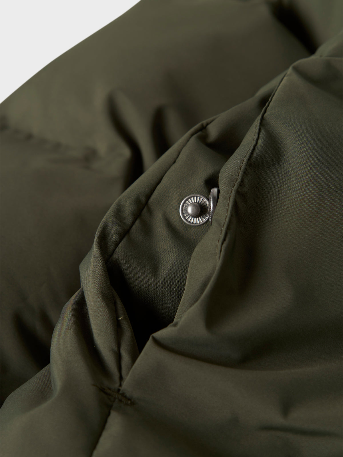 NKNMUSK PUFFER JACKET dark green