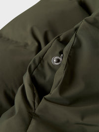 NKNMUSK PUFFER JACKET dark green