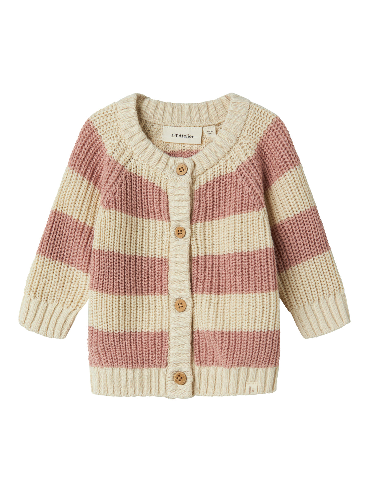 NBFEMLEN KNIT CARDIGAN roze
