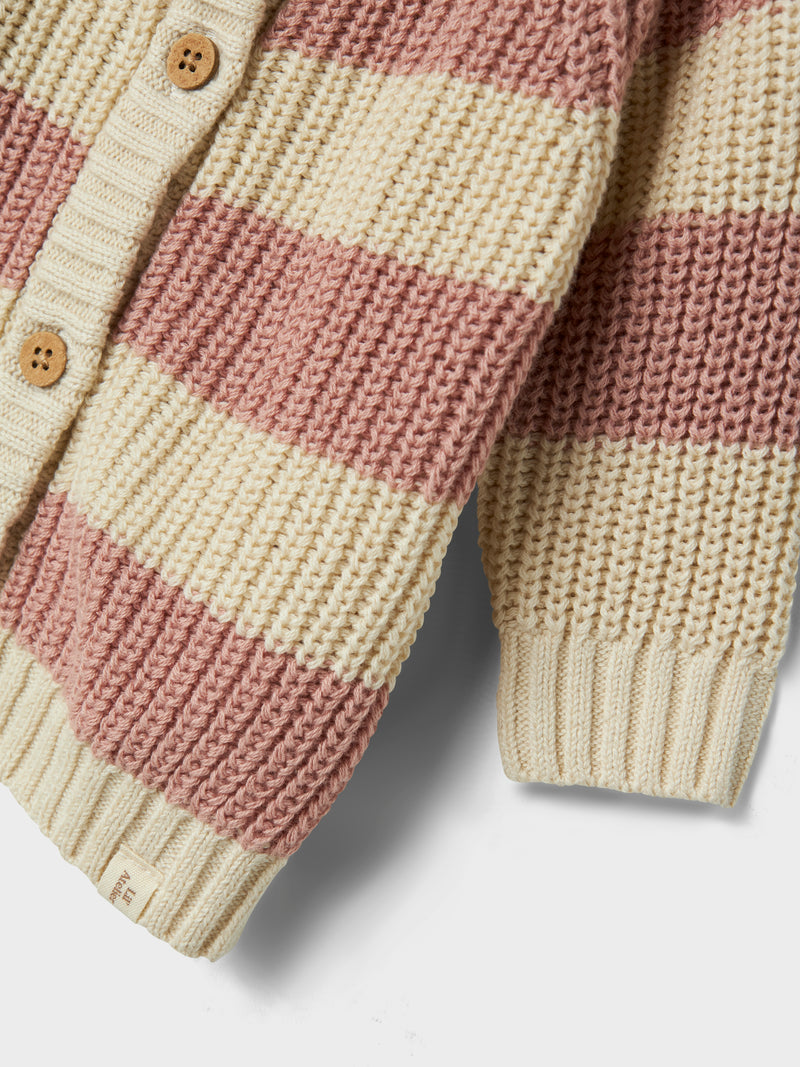 NBFEMLEN KNIT CARDIGAN roze