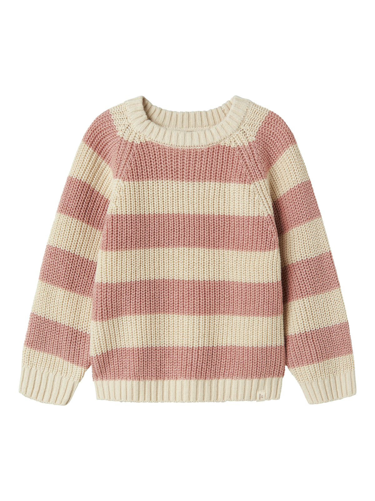 NMFEMLEN  KNIT STRIPE roze