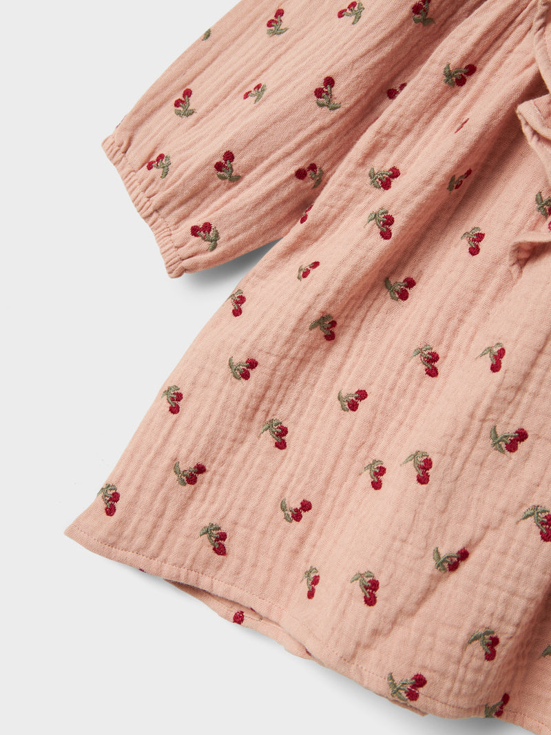 NMFKOALA LOOSE DRESS roze/kers