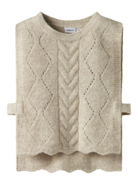 NMFLEA KNIT ecru
