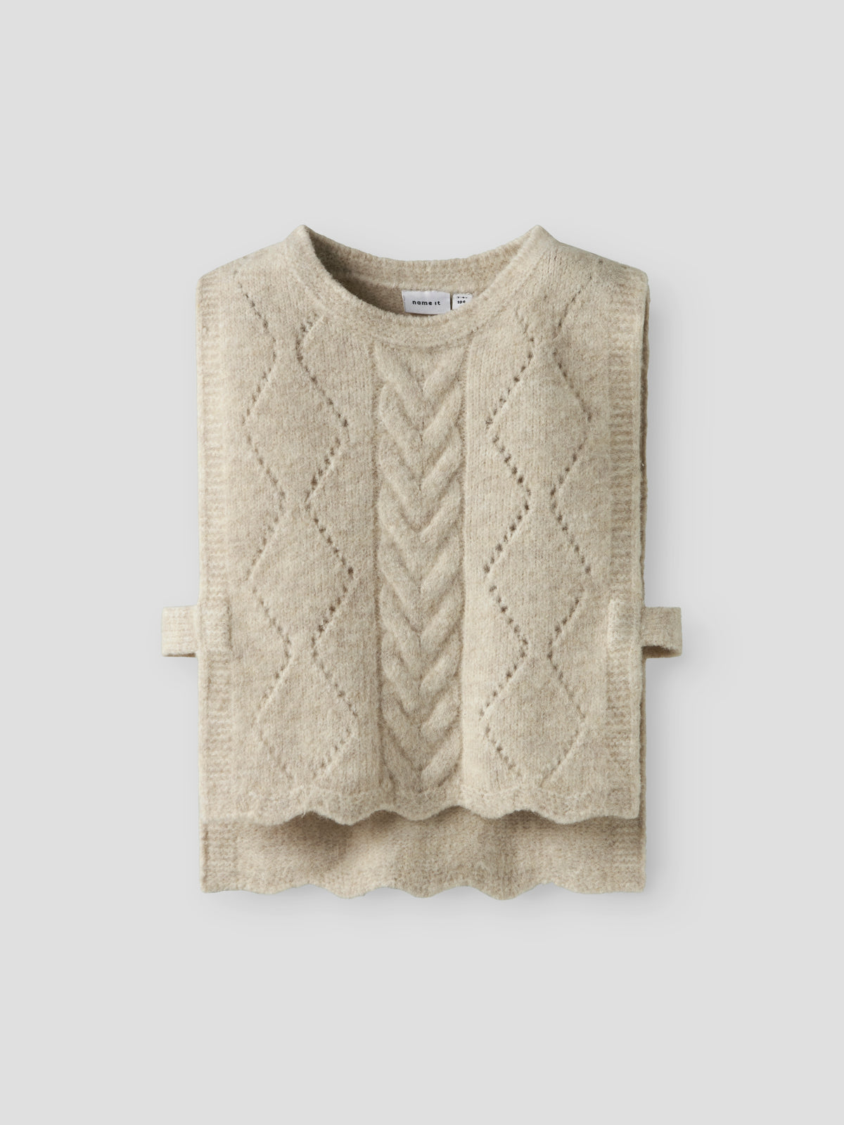 NMFLEA KNIT ecru
