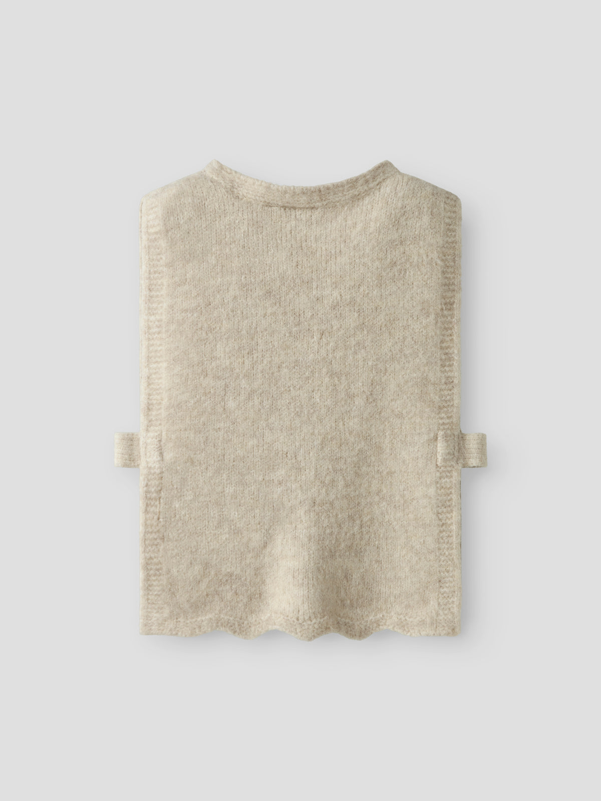 NMFLEA KNIT ecru