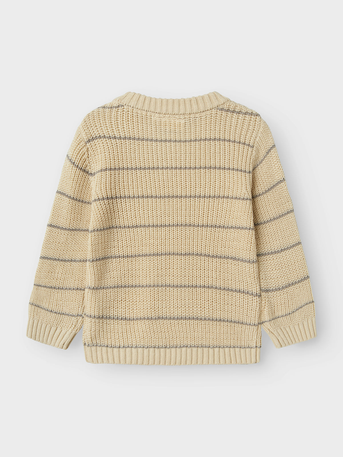 NMMEMLEN  KNIT STRIPES bruin