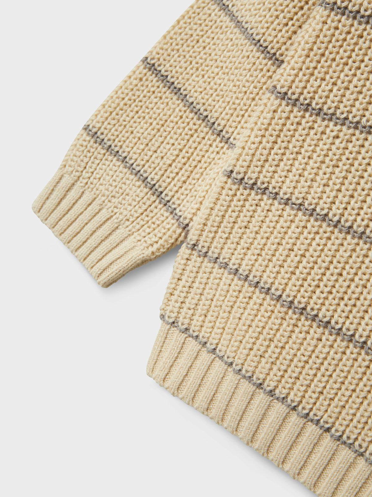 NMMEMLEN  KNIT STRIPES bruin