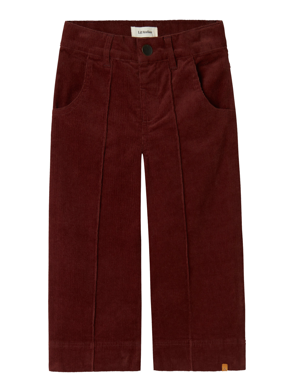 NMFOBERT CORD PANT bordeaux