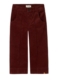 NMFOBERT CORD PANT bordeaux