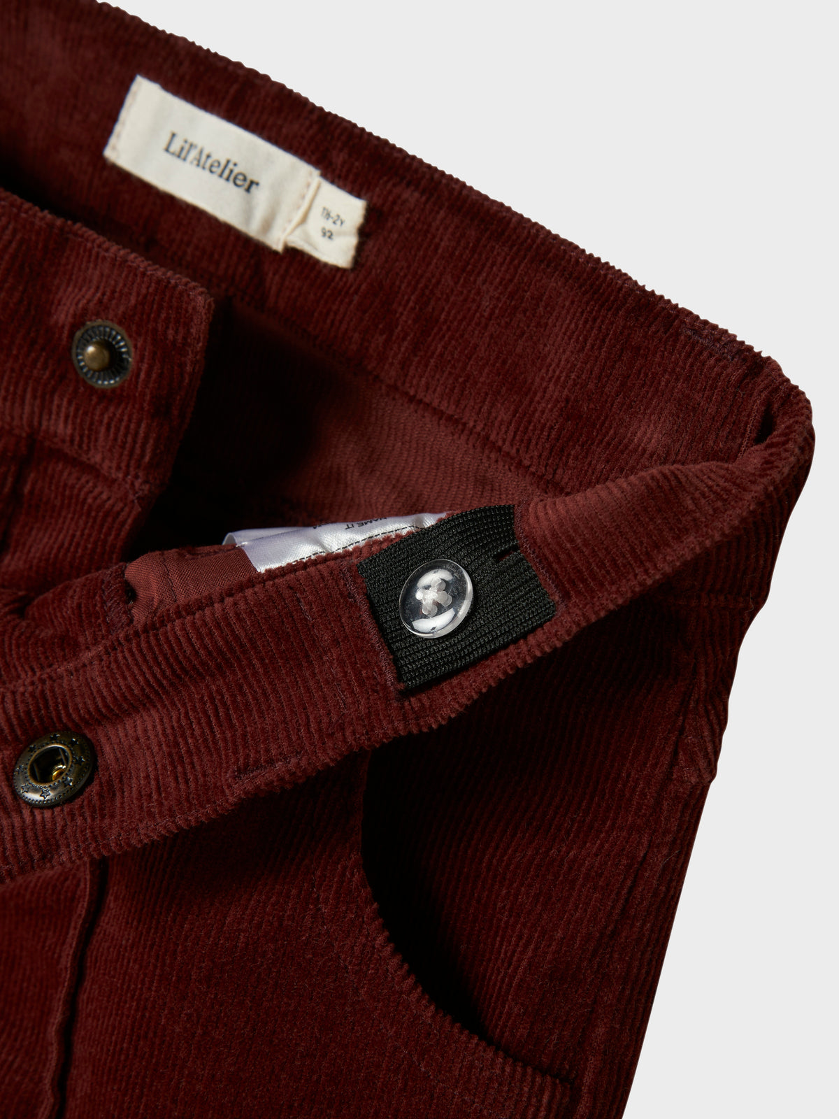 NMFOBERT CORD PANT bordeaux