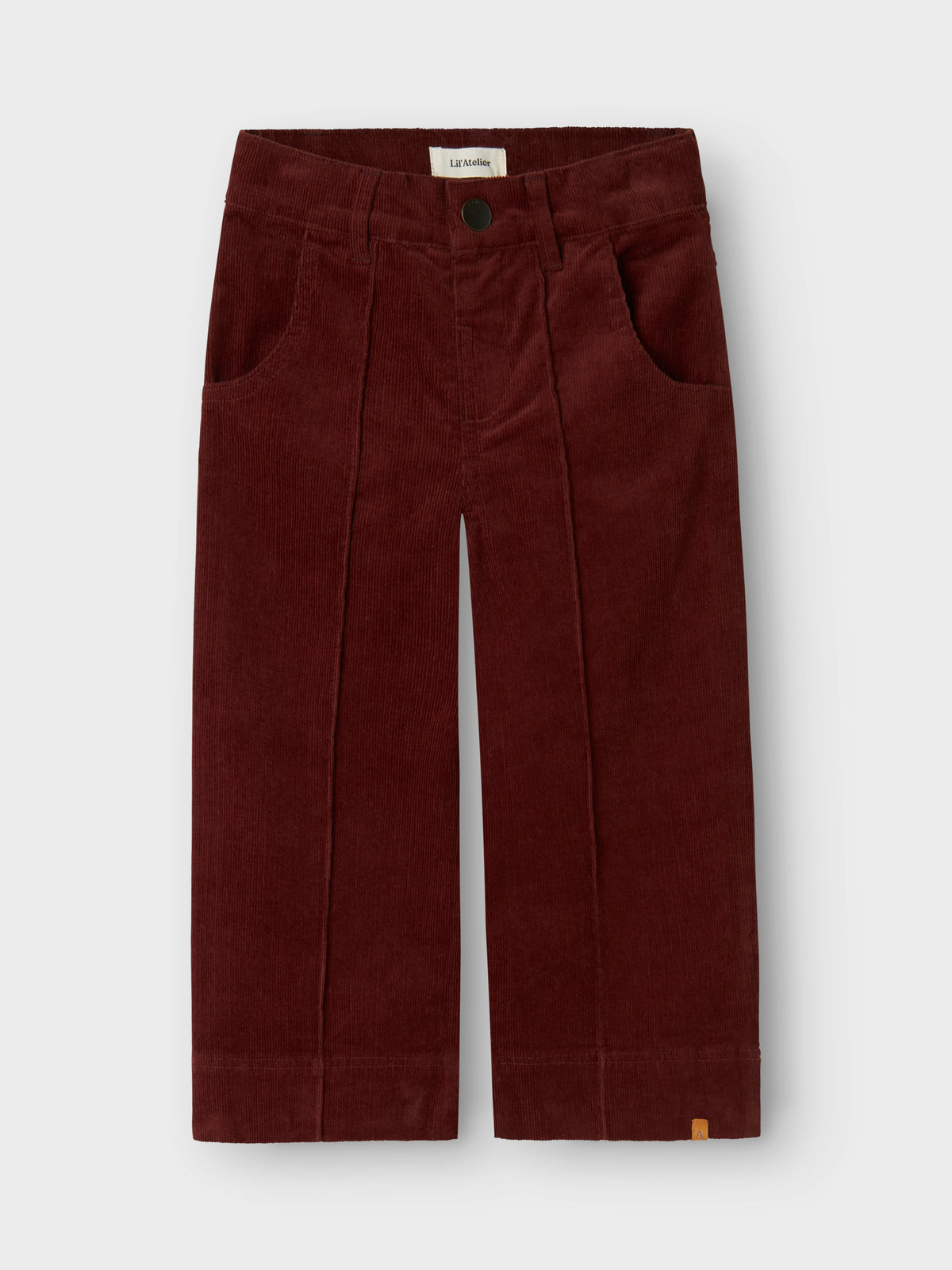 NMFOBERT CORD PANT bordeaux