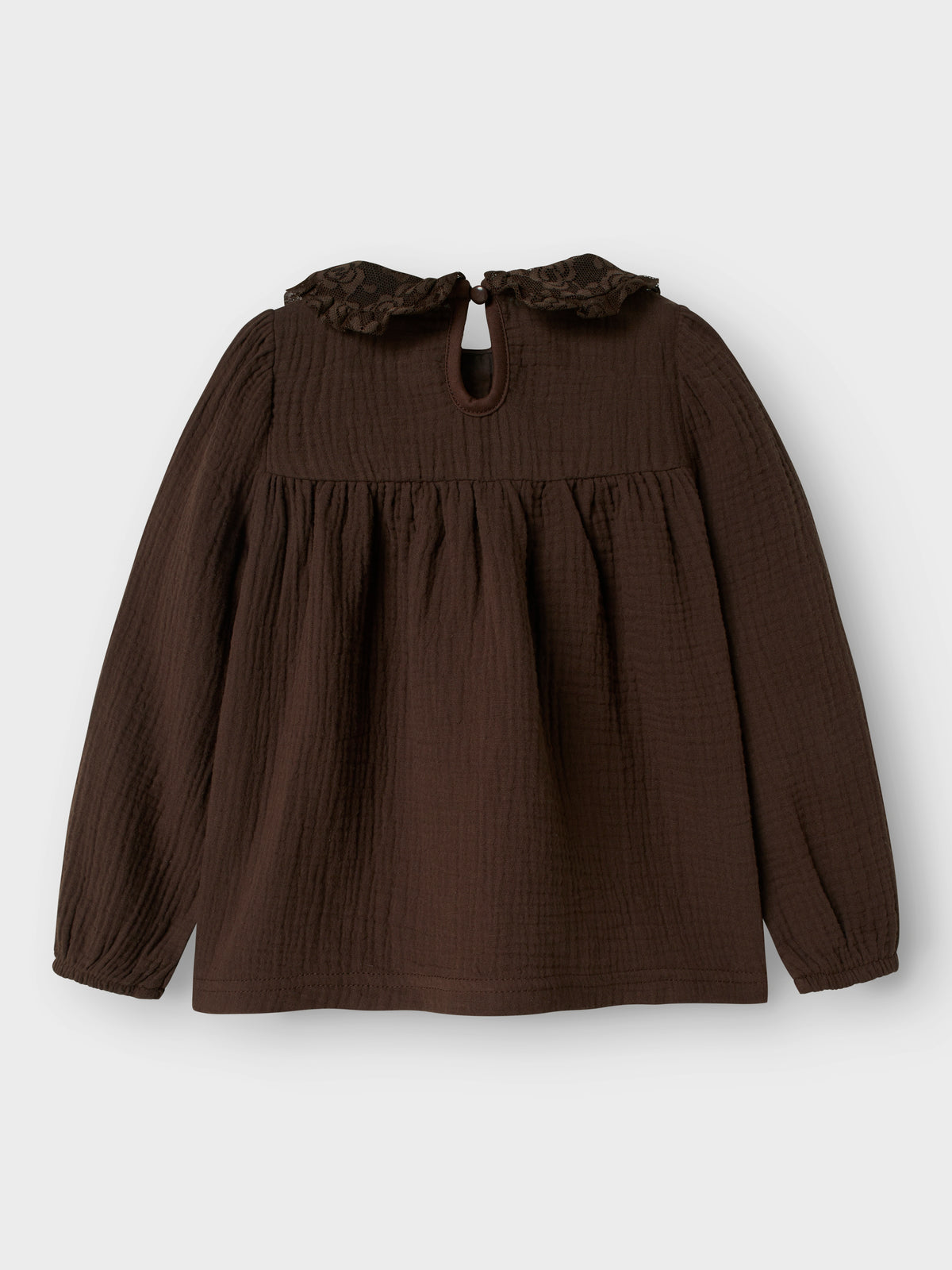 NMFOLYSSA BLOUSE bruin