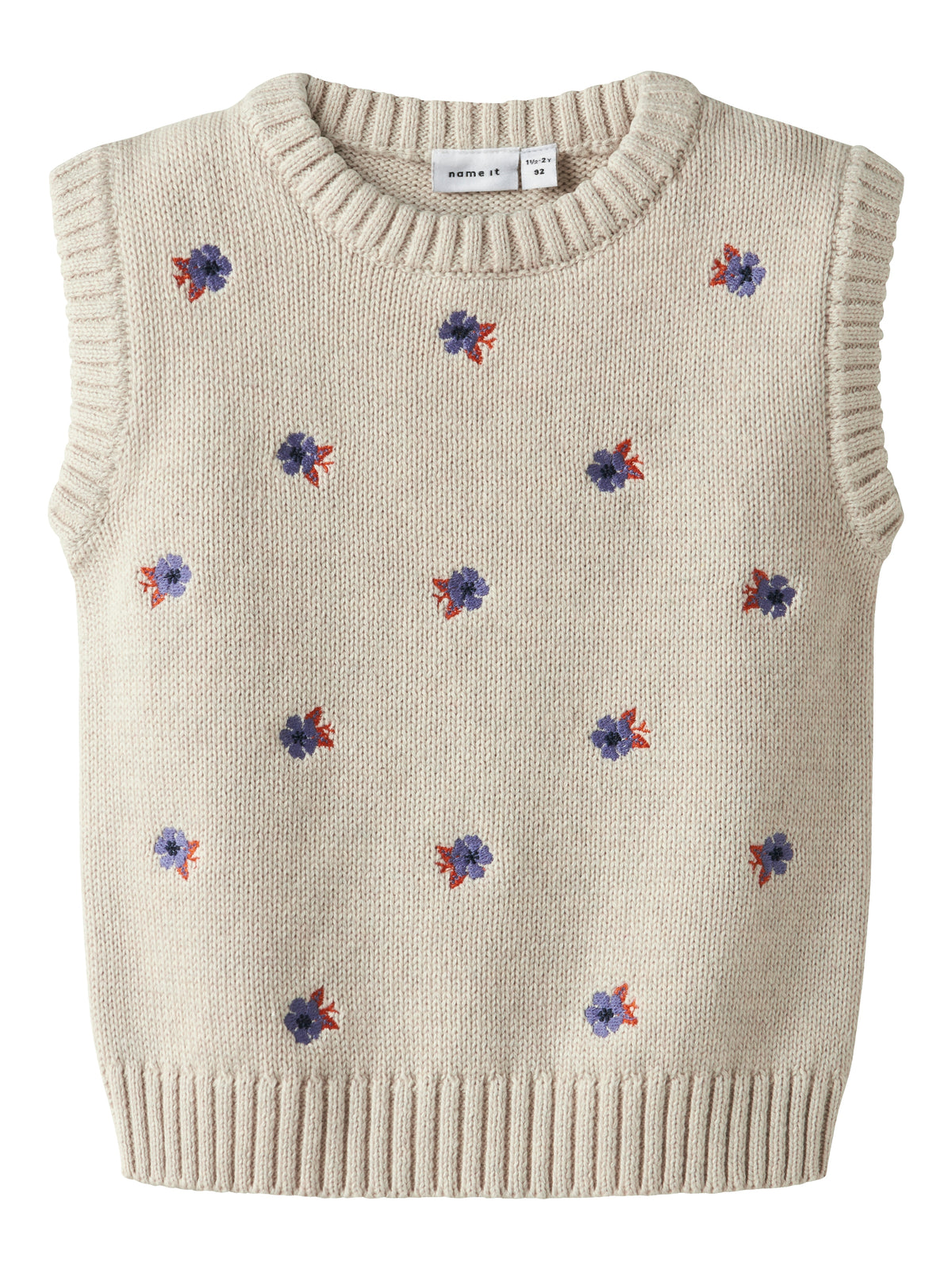 NMFONELUKA KNIT SLIPOVER bloem