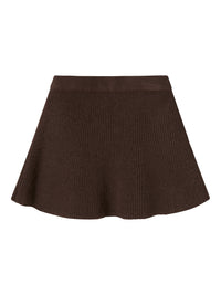 NMFNILLA KNIT SKIRT bruin