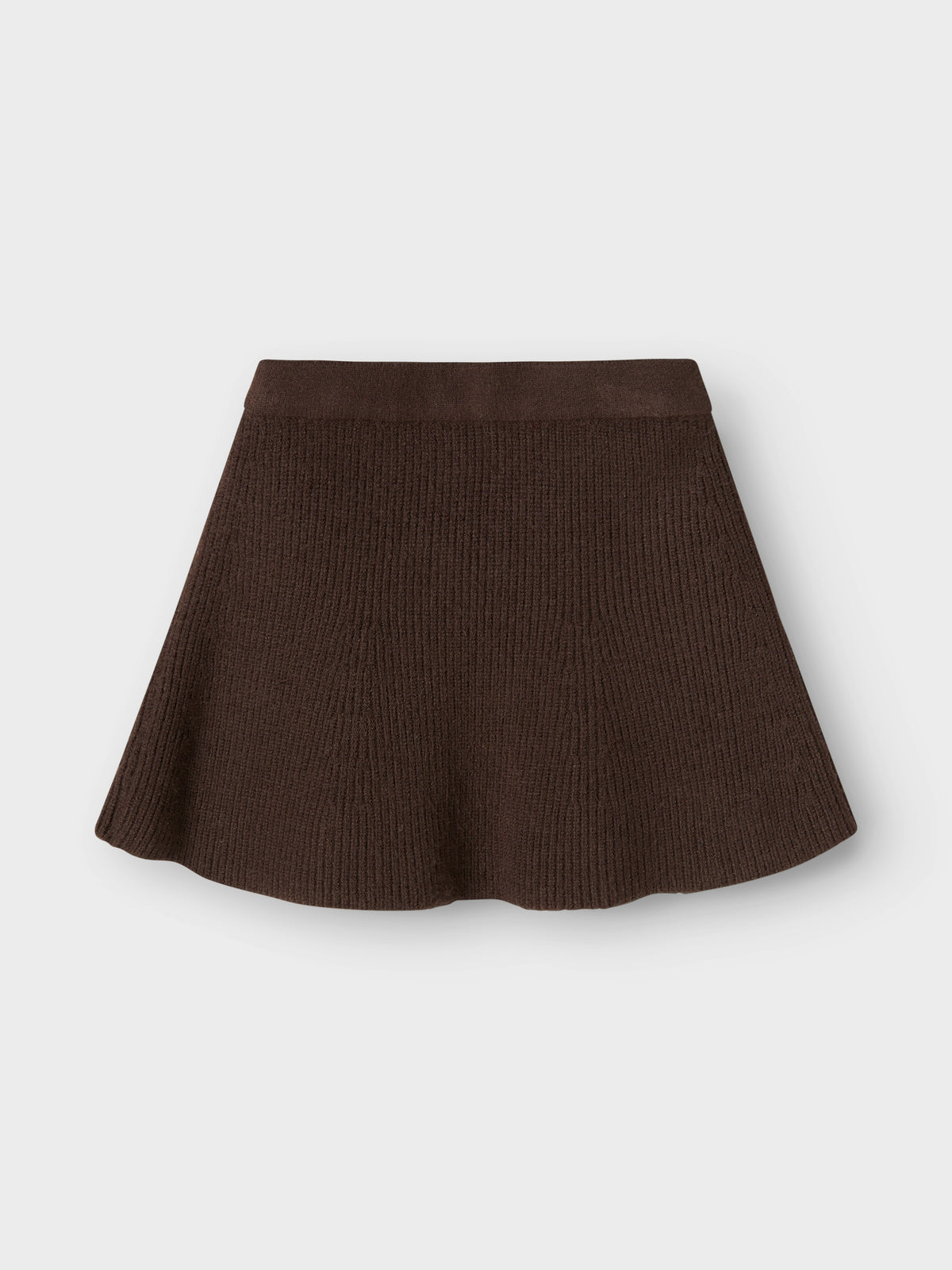 NMFNILLA KNIT SKIRT bruin