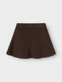 NMFNILLA KNIT SKIRT bruin