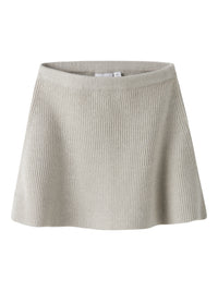 NMFNILLA KNIT SKIRT beige