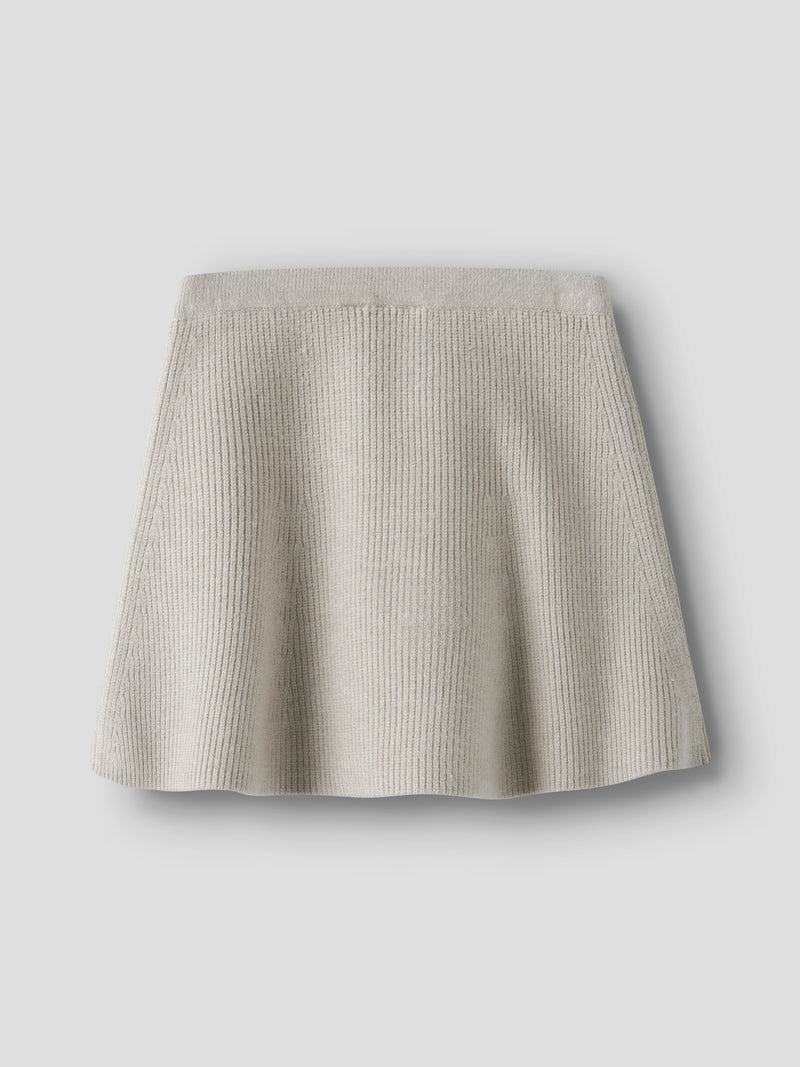 NMFNILLA KNIT SKIRT beige