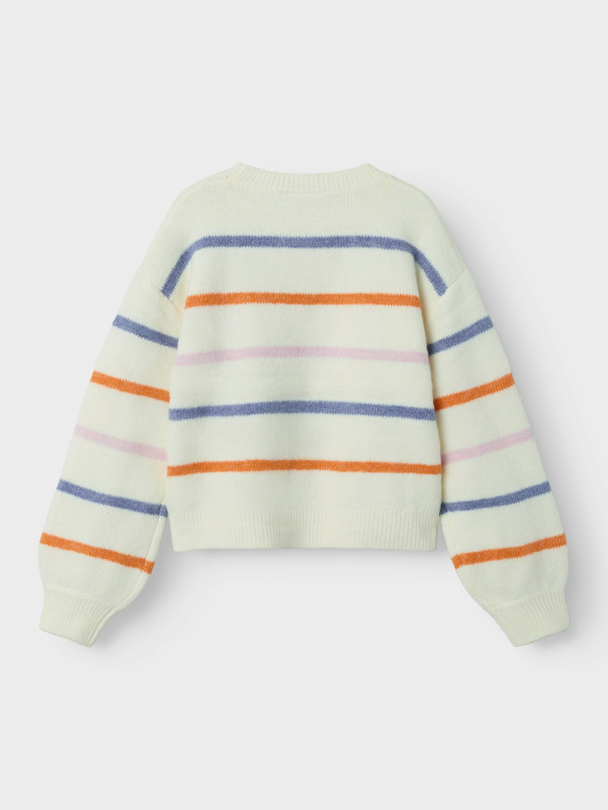 NKFOLENSKA LS KNIT streep/wit