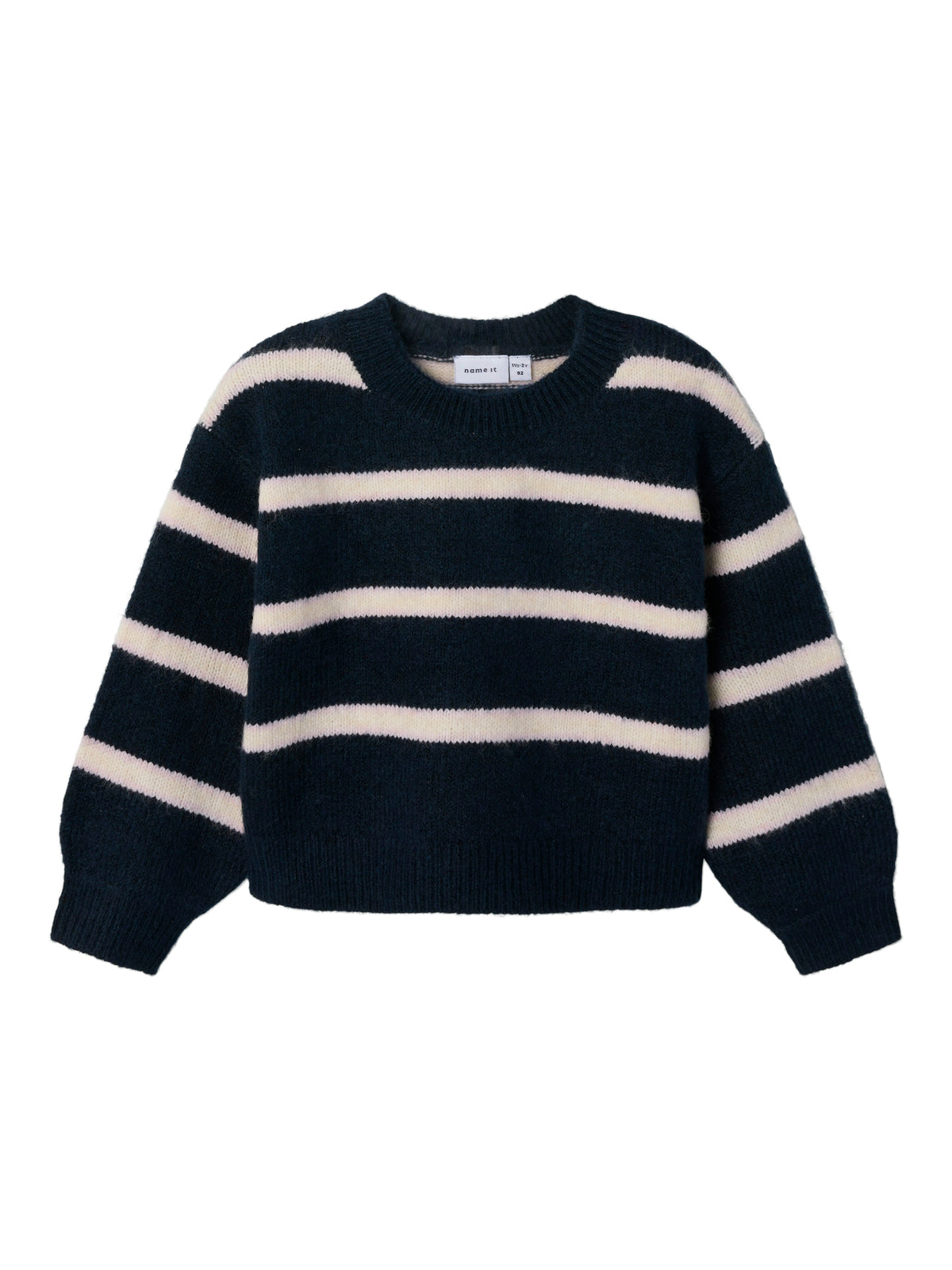 NMFOLENSKA LS KNIT navy