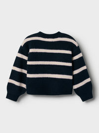 NMFOLENSKA LS KNIT navy