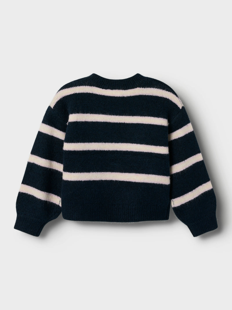 NMFOLENSKA LS KNIT navy