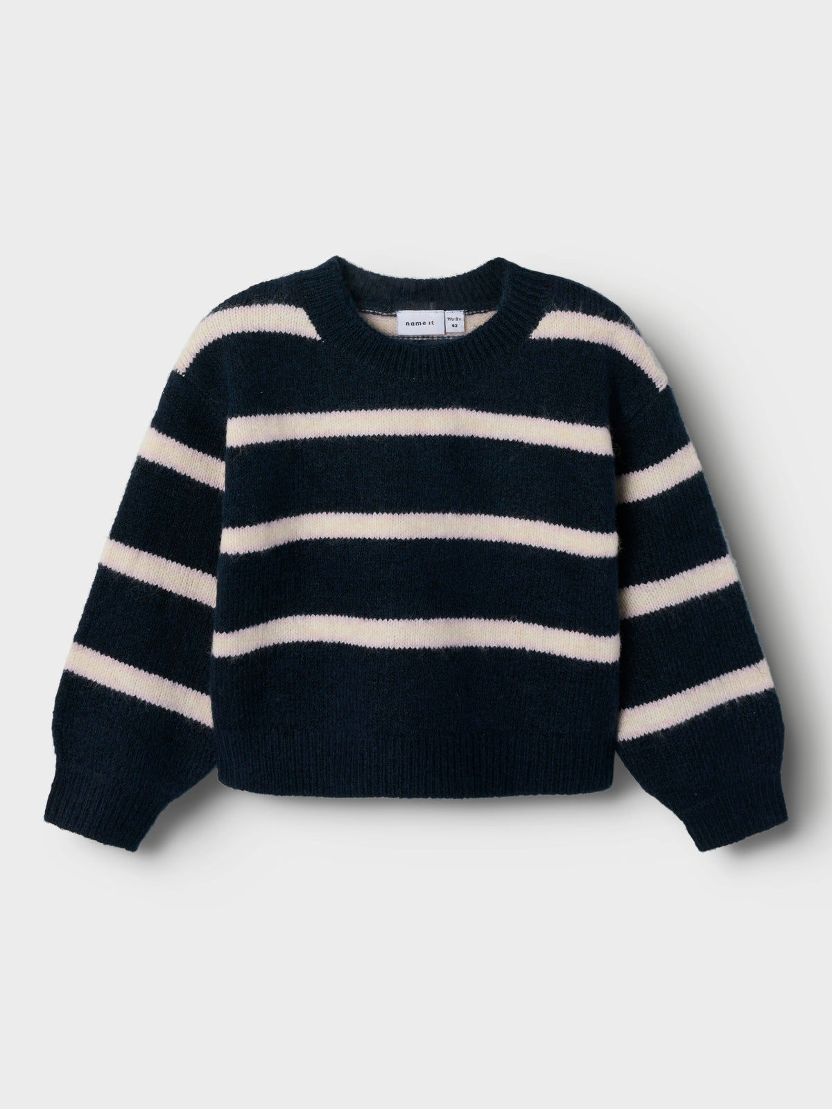 NMFOLENSKA LS KNIT navy