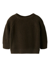NMMVOLLY LS KNIT bruin
