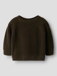 NMMVOLLY LS KNIT bruin