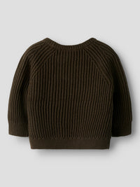 NMMVOLLY LS KNIT bruin