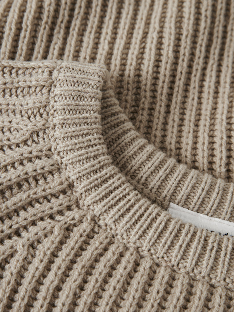 NMMVOLLY LS KNIT beige
