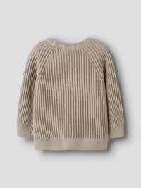 NMMVOLLY LS KNIT beige