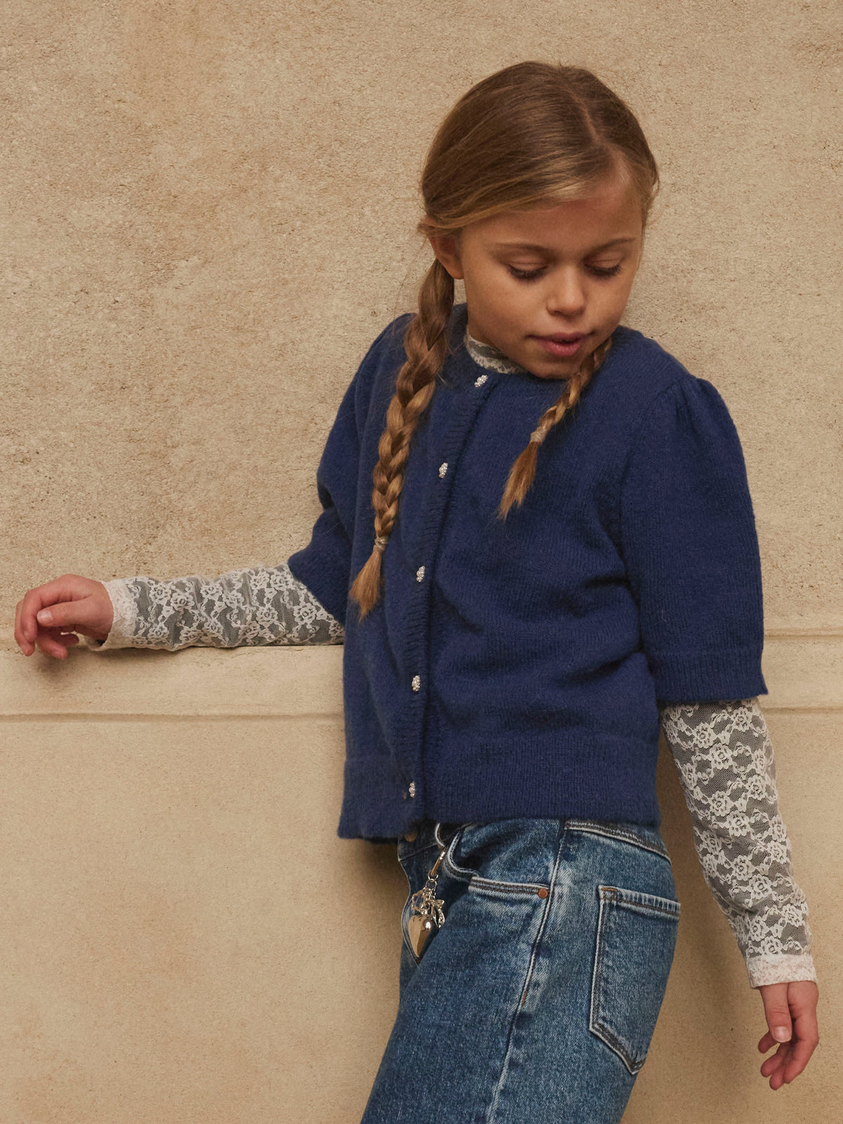 NKFNABETH KNIT CARD blauw