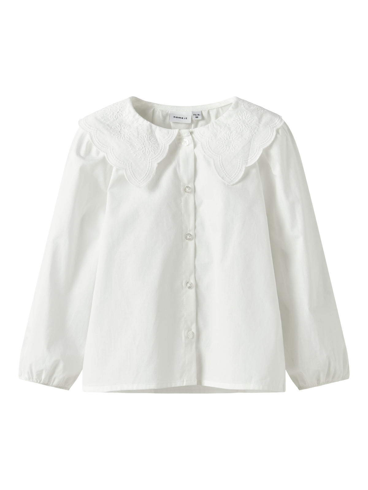 NMFROLLARING SHIRT ecru