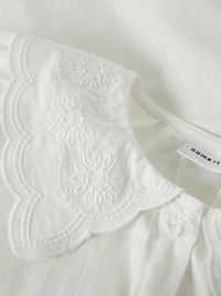 NMFROLLARING SHIRT ecru