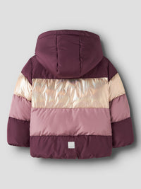NMFMILLE PUFFER JACKET bordeaux