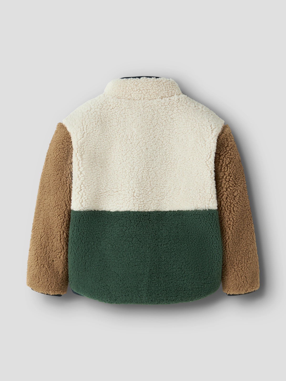 NMMMACEY TEDDY JACKET groen