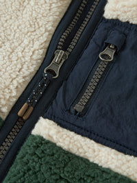 NMMMACEY TEDDY JACKET groen