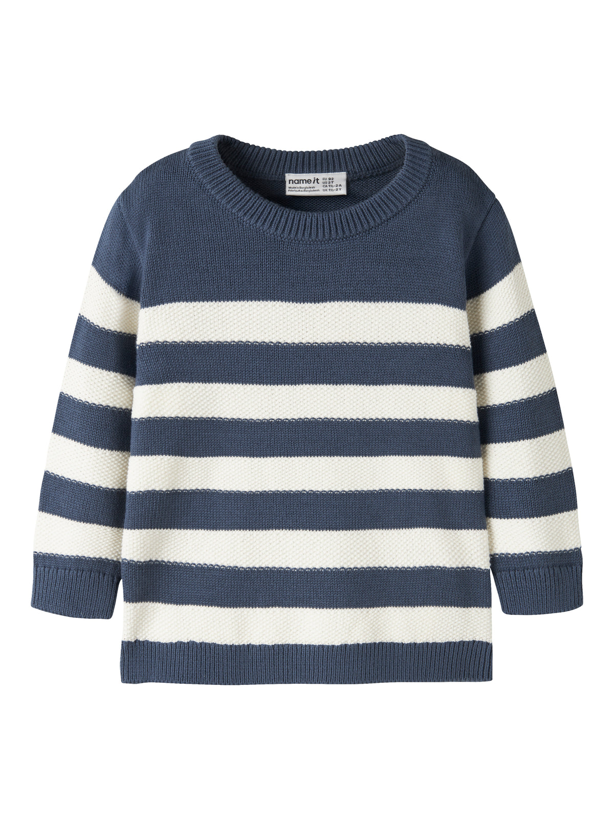 NMMLOGAN KNIT blauw