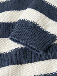 NMMLOGAN KNIT blauw