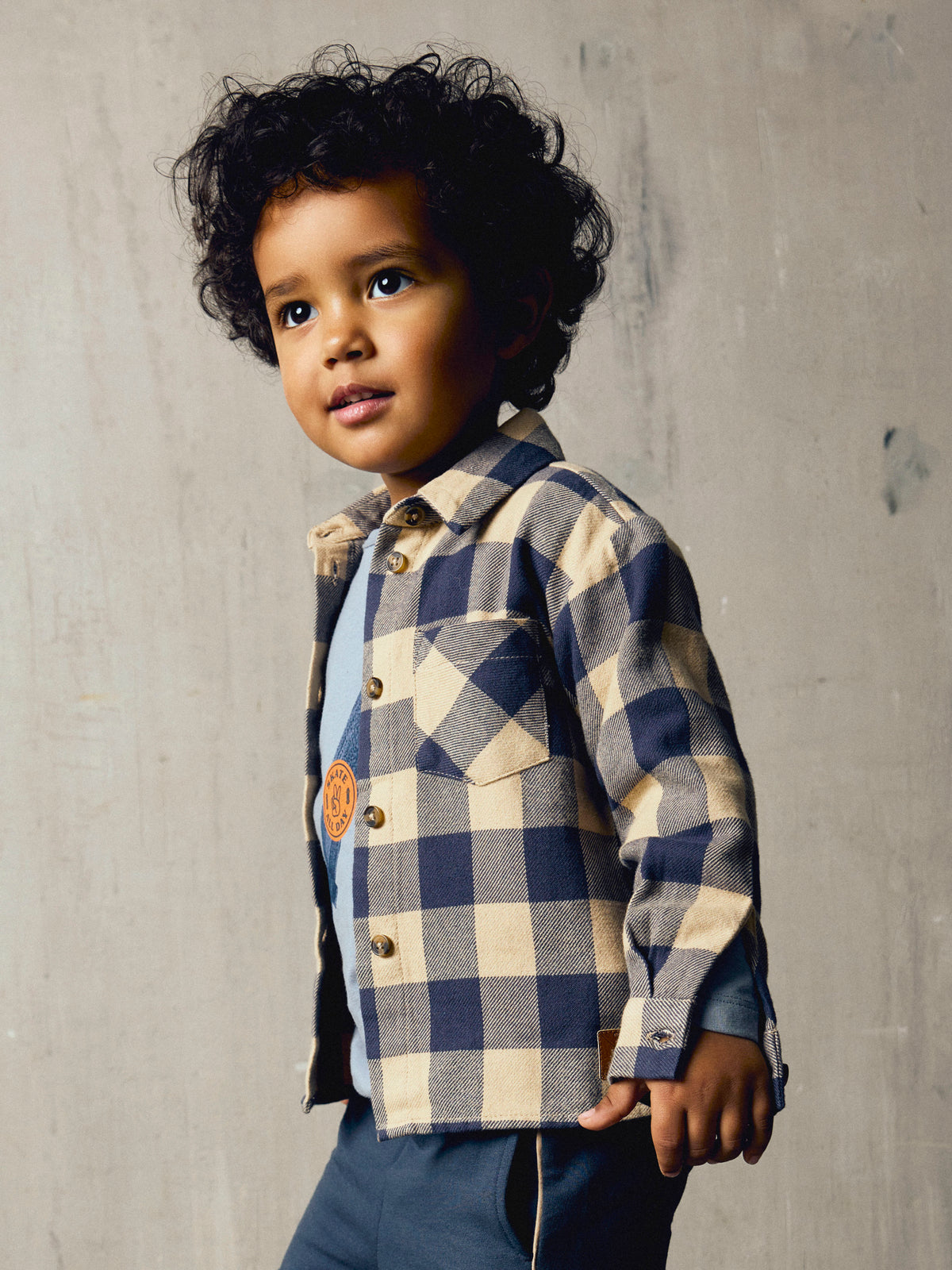 NMMNORIEL SHIRT blauw