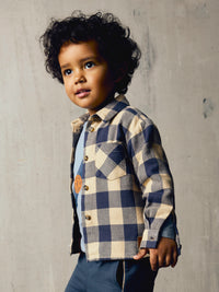 NMMNORIEL SHIRT blauw