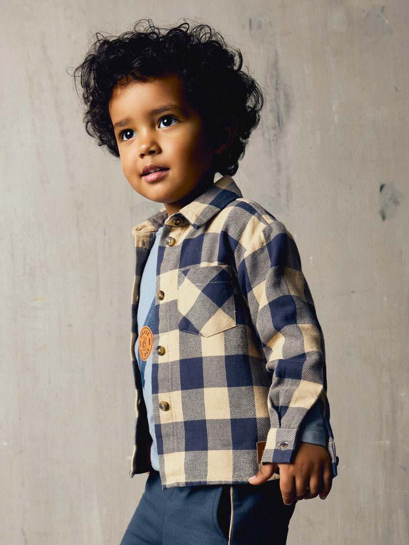 NMMNORIEL SHIRT blauw