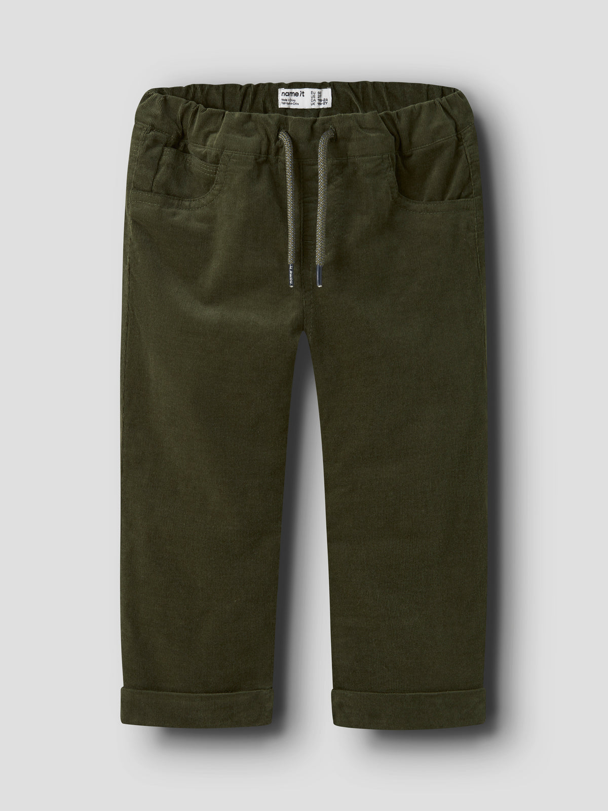NMMBEN REGULAR CORD  PANT 4609 kaki